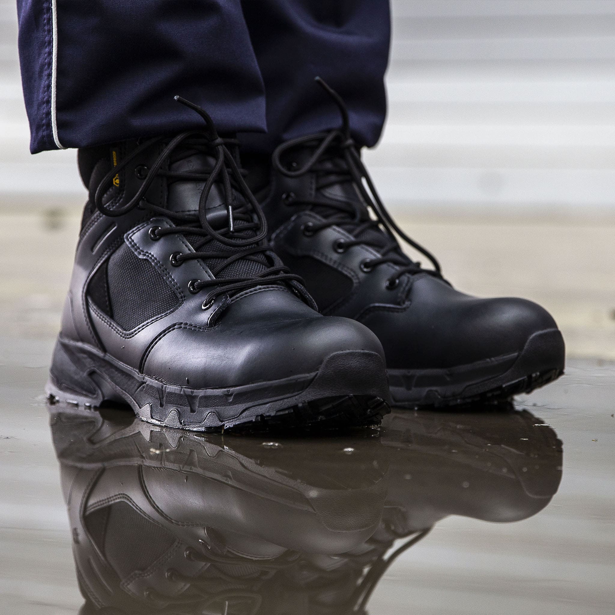 Slip Resistant Women's Security Guard Boots & Shoes